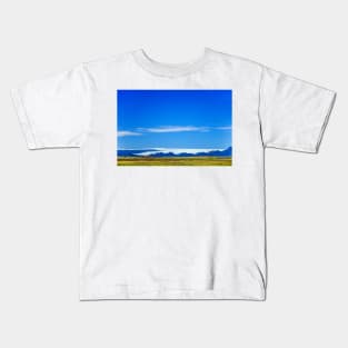 Blue Sky Over the Glacier Kids T-Shirt